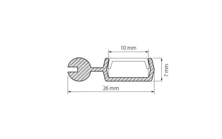 Профиль Arlight POLI-2000 ANOD 021738