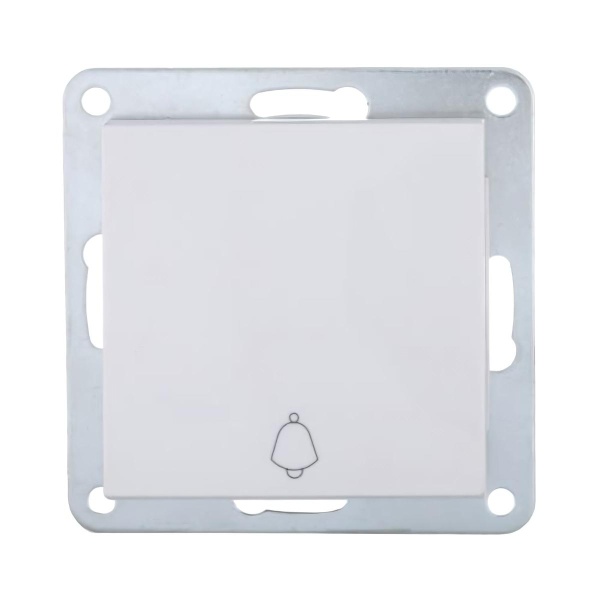 Выключатель-кнопка LK Studio 1-кл.(схема 1Т) 16 A, 250 B (белый) LK80 840504-1