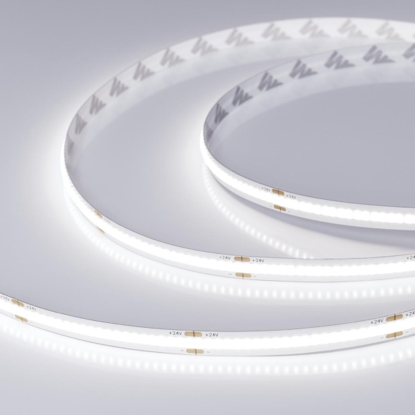 Светодиодная лента COB-X378-8mm 24V White6000 (11 W/m, IP20, 5m) Arlight 031885(3)