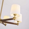 Подвесная люстра Imperium Loft Jorgenson D85 White/Dark Wood 203574-26