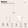 Подвесной светильник Maytoni Technical Focus P075PL-01W