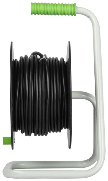 Удлинитель силовой ЭРА GREEN LINE KAT-3x1-30m Greenline на катушке пластик 4 розетки с заземлением 30м ПВС 3x1мм2 Б0065086