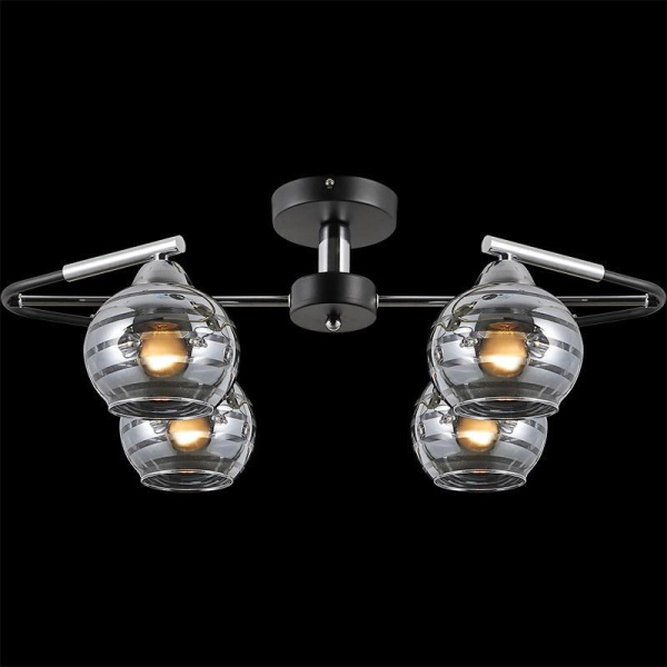 Потолочная люстра Illumico IL9801-4CSQ-79 CR BK