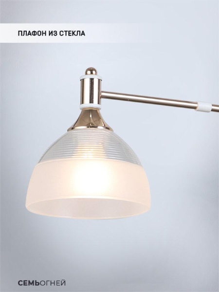 Потолочная люстра Seven Fires Alana WD3616/5C-WT-FGD-WT