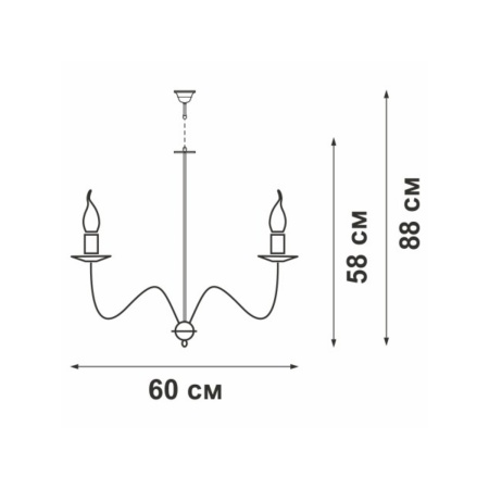 Подвесная люстра Vitaluce V3805-9/5