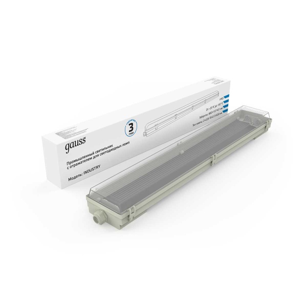 Потолочный светильник Gauss СПП-Т8-G13 Industry 909410260 Потолочный светильник Gauss СПП-Т8-G13 Industry 909410260
