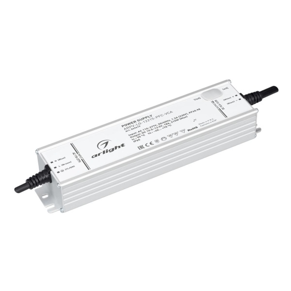 Блок питания ARPV-LG-12215-PFC-VCA (10.5-13.5V, 18A, 215W) Arlight 049619