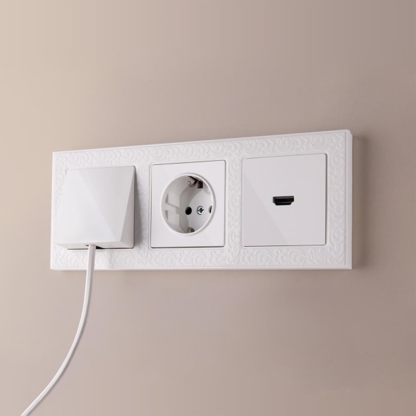 Розетка HDMI Werkel белый W1186001 4690389155543 Розетка HDMI Werkel белый W1186001 4690389155543