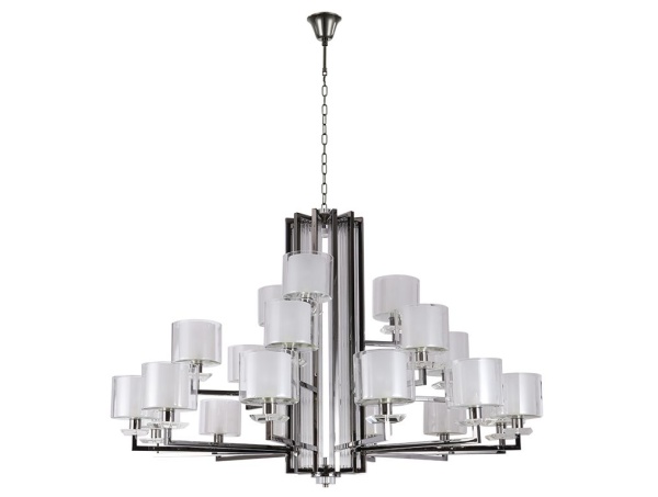 Подвесная люстра Newport Alexandra 4412+6+3/C black glossy М0068531