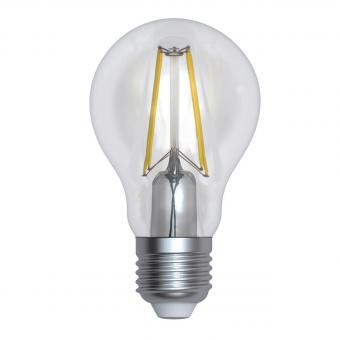 Лампа светодиодная диммируемая (UL-00005184) E27 12W 4000K прозрачная LED-A60-12W/4000K/E27/CL/DIM GLA01TR