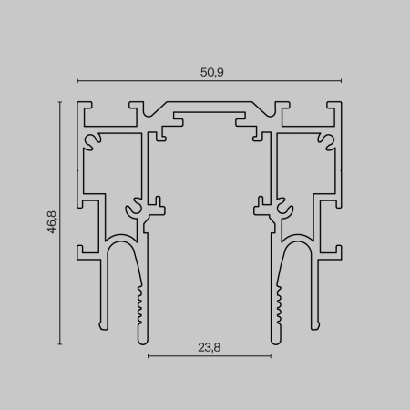 Шинопровод Maytoni Technical TRX034-SCCL-422B