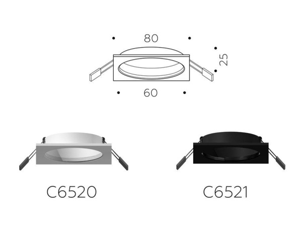 Корпус светильника Ambrella light DIY Spot C6521 Корпус светильника Ambrella light DIY Spot C6521