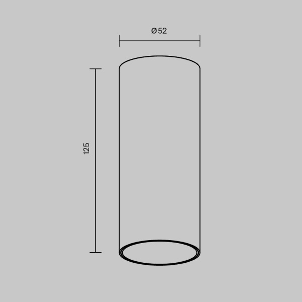Потолочный светодиодный светильник Maytoni Technical Focus Led C056CL-L12W2.7K-W-BS