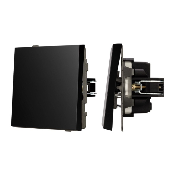 Механизм звонкового выключателя SWT-TENDO-MKR1-PL-BK (230V, 10A) Arlight 054143