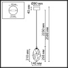 Подвесной светильник Odeon Light Gemme L-Vision 7110/4LA