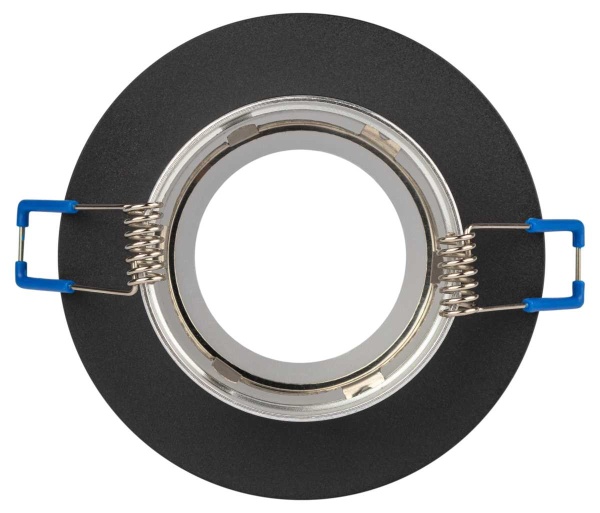 Светильник встраиваемый декоративный ЭРА DK95 BK под лампу MR16 GU5.3 черный Б0055591