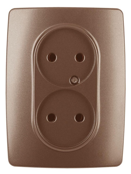 Розетка ЭРА 12 2x2P 16A 250V 12-2107-14 Б0031246 Розетка ЭРА 12 2x2P 16A 250V 12-2107-14 Б0031246