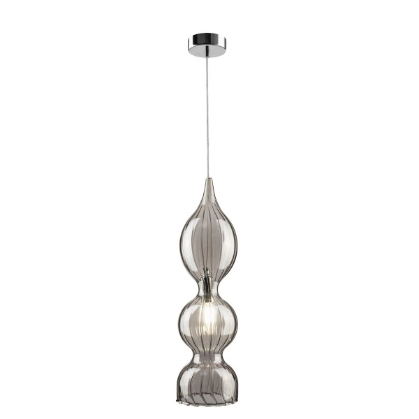 Подвесной светильник Crystal Lux Iris SP1 B Smoke