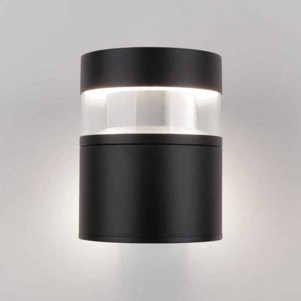 Уличный настенный светодиодный светильник Elektrostandard 1530 Techno Led чёрный a052244