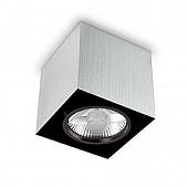 Потолочный светильник Ideal Lux Mood PL1 Small Square Alluminio