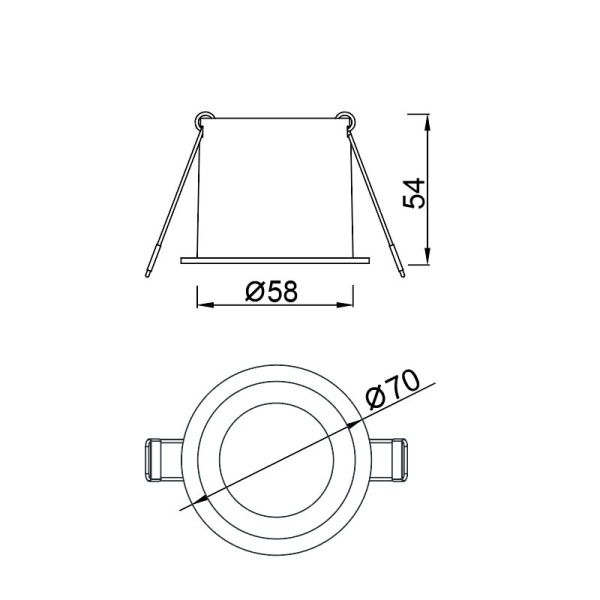 Встраиваемый светильник Mantra MALT 9233