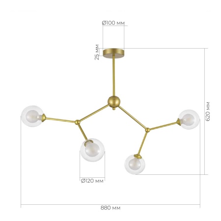 Подвесной светильник Evoluce ARCUS SLE1106-203-04