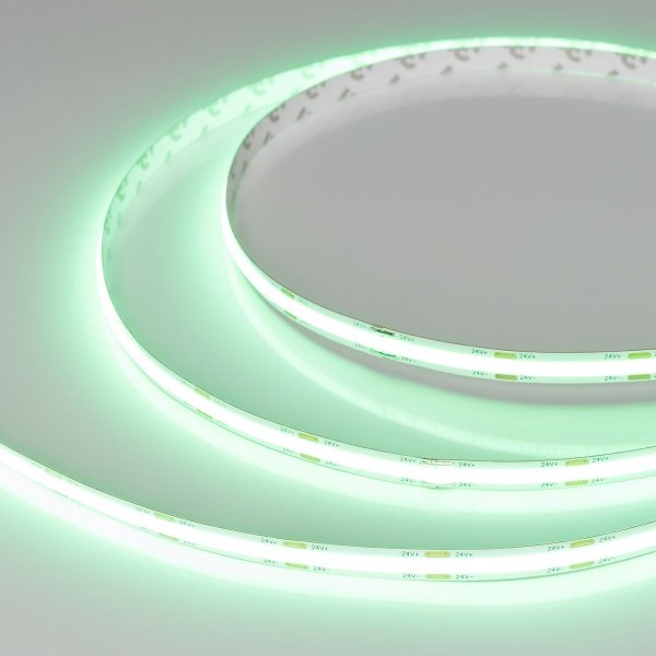 Светодиодная лента Arlight 11,5W/m 544Led/m CSP зеленый 5M COB-X544-8mm 24V Green 032174(3)