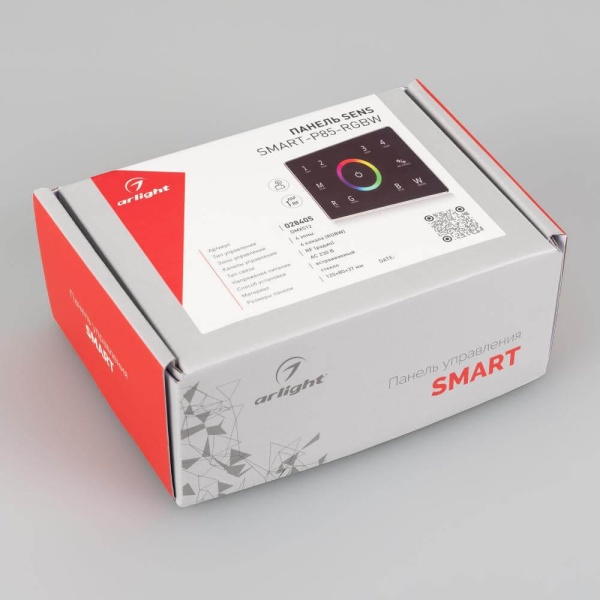 Панель управления Arlight Sens Smart-P85-RGBW Black 028405 Панель управления Arlight Sens Smart-P85-RGBW Black 028405