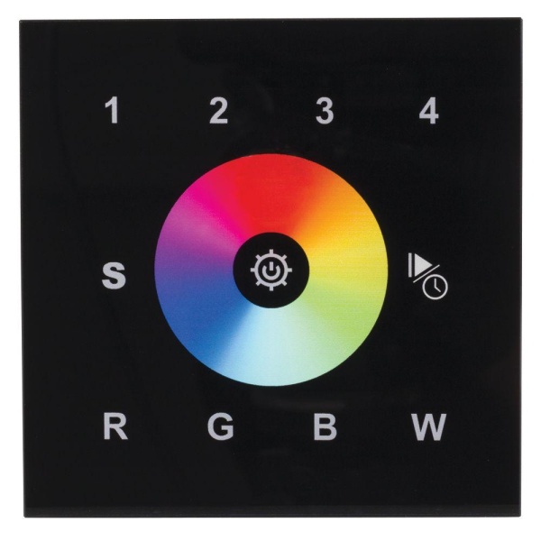 Панель управления Arlight Dali-901-11-4G-RGBW-DT8-IN Black 037201 Панель управления Arlight Dali-901-11-4G-RGBW-DT8-IN Black 037201