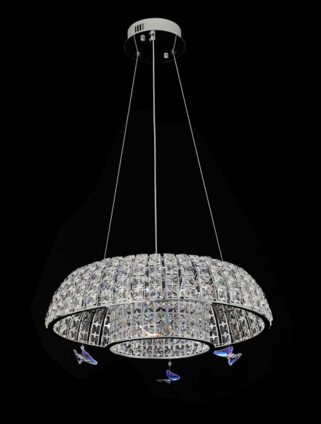 Люстра подвесная Alfa Light F4024-13 400mm CH LED