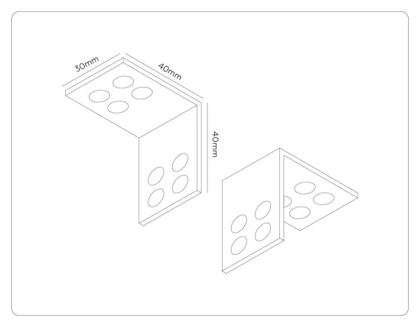 Уголок для закладных профилей Ambrella Light TRACK SYSTEM GL2020
