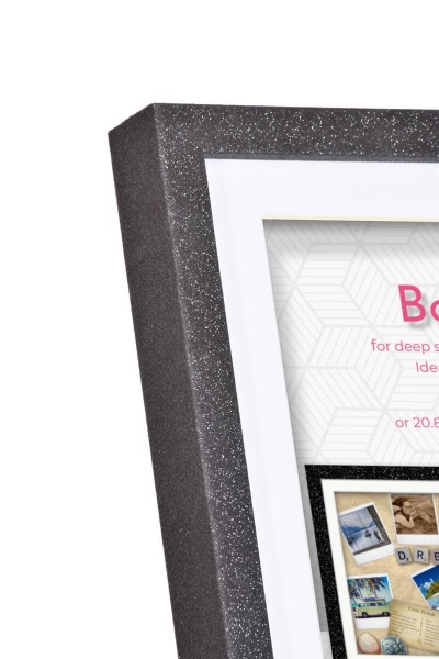Фоторамка Innova PI01459 Ф/рамка 25*25cm Glitter Shadow Box (окно 21*21см), черный, МДФ (6/288) Б0046295
