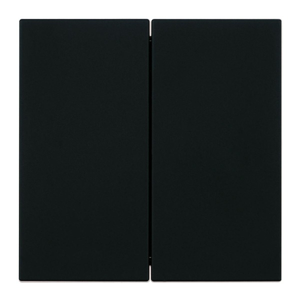 Переключатель 2-клавишный (механизм), Stekker, 250В, 10А Мия, RSW10-3107-05, черный бархат 50448