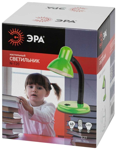 Настольная лампа ЭРА N-211-Е27-40W-GR Б0058668