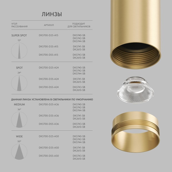Трековый светодиодный светильник Denkirs Shine Spot DK5742-SB