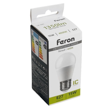 Лампа светодиодная Feron LB-990 E27 15W 4000K 52077