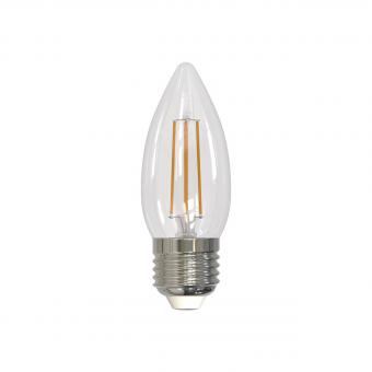 Лампа светодиодная (UL-00005166) E27 11W 3000K прозрачная LED-C35-11W/3000K/E27/CL PLS02WH