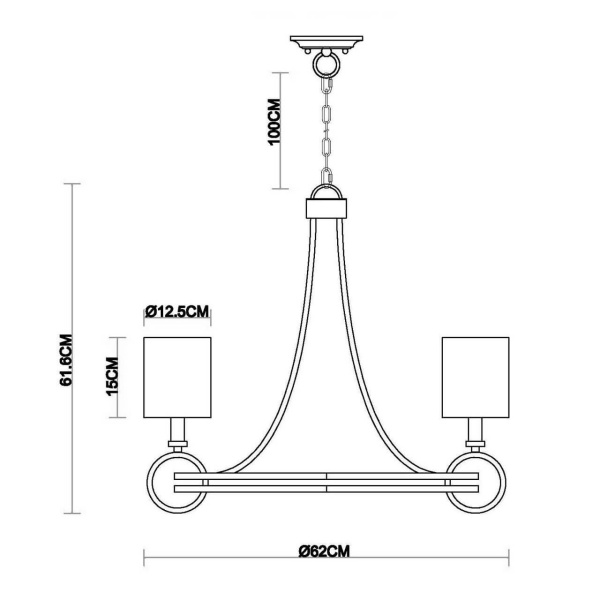 Подвесная люстра Vele Luce Orzo VL1125L05