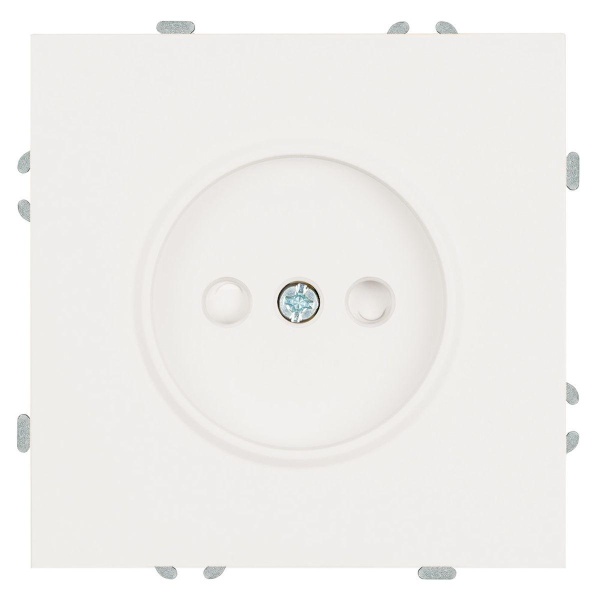 Розетка 2P Stekker Эмили со шторками белый фарфор RST16-5109-01 49876