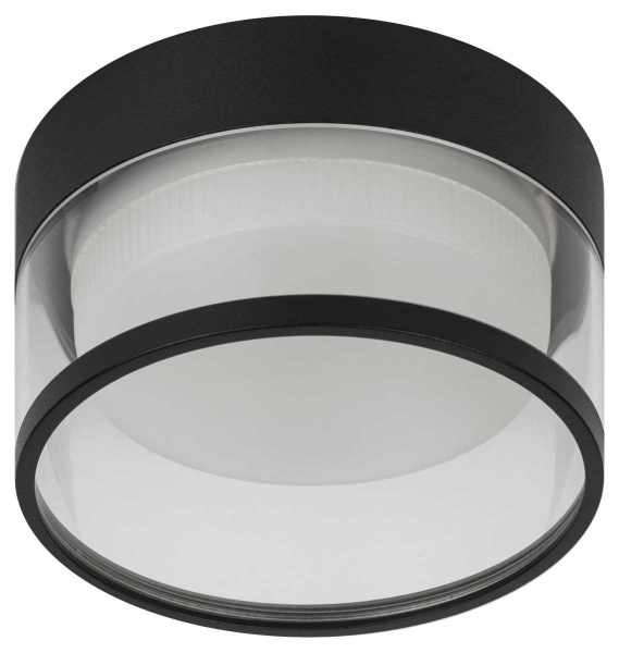 Светильник встраиваемый ЭРА KL82 BK под лампу GX53 черный Б0058400