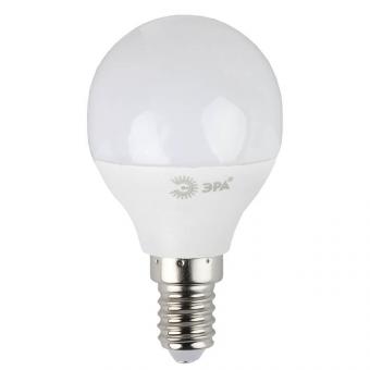 Лампа светодиодная ЭРА E14 7W 2700K матовая LED P45-7W-827-E14
