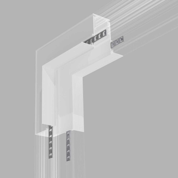 Коннектор угловой для встраиваемого шинопровода Elektrostandard Slim Magnetic 85093/11 a062189