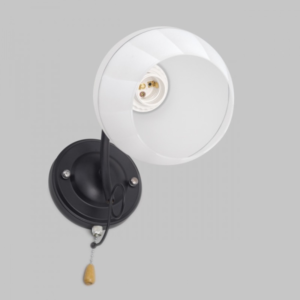 Бра IMEX MD.3314-1-W BK+CH