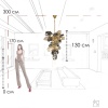 Подвесная люстра LOFT IT Britannica 10401/800M Подвесная люстра LOFT IT Britannica 10401/800M
