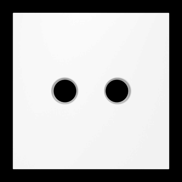 Накладка для розетки телевизионной оконечной TV+SAT S70 (белый матовый) Voltum VLS001602