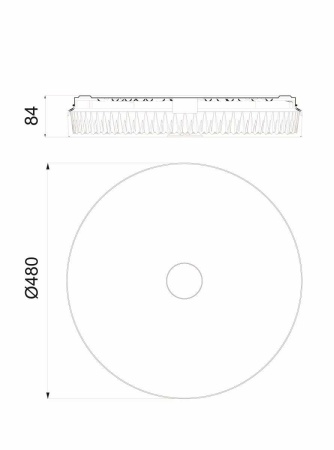 Потолочный светильник Mantra Frozen 9182