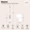Подвесной светильник Maytoni Dynamics MOD326PL-01W