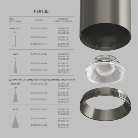 Потолочный светодиодный светильник Denkirs Shine Tube DK2610-DN