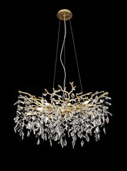 Люстра подвесная Alfa Light F1924-16 GD