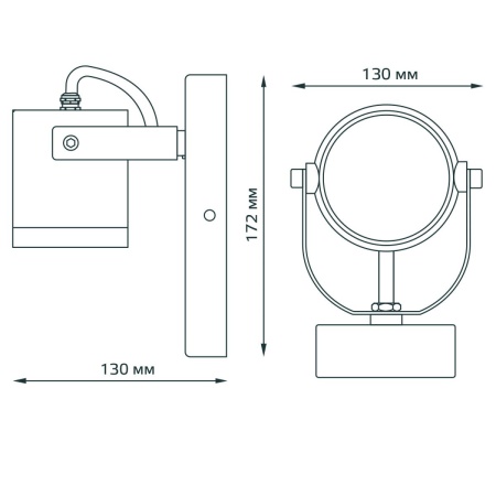 Уличный настенный светильник Gauss Sonata GD150